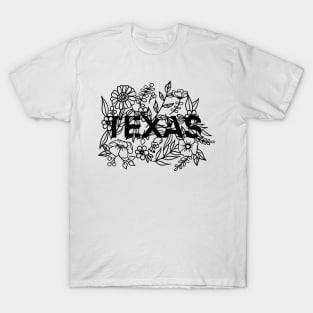 Texas typography. T-Shirt